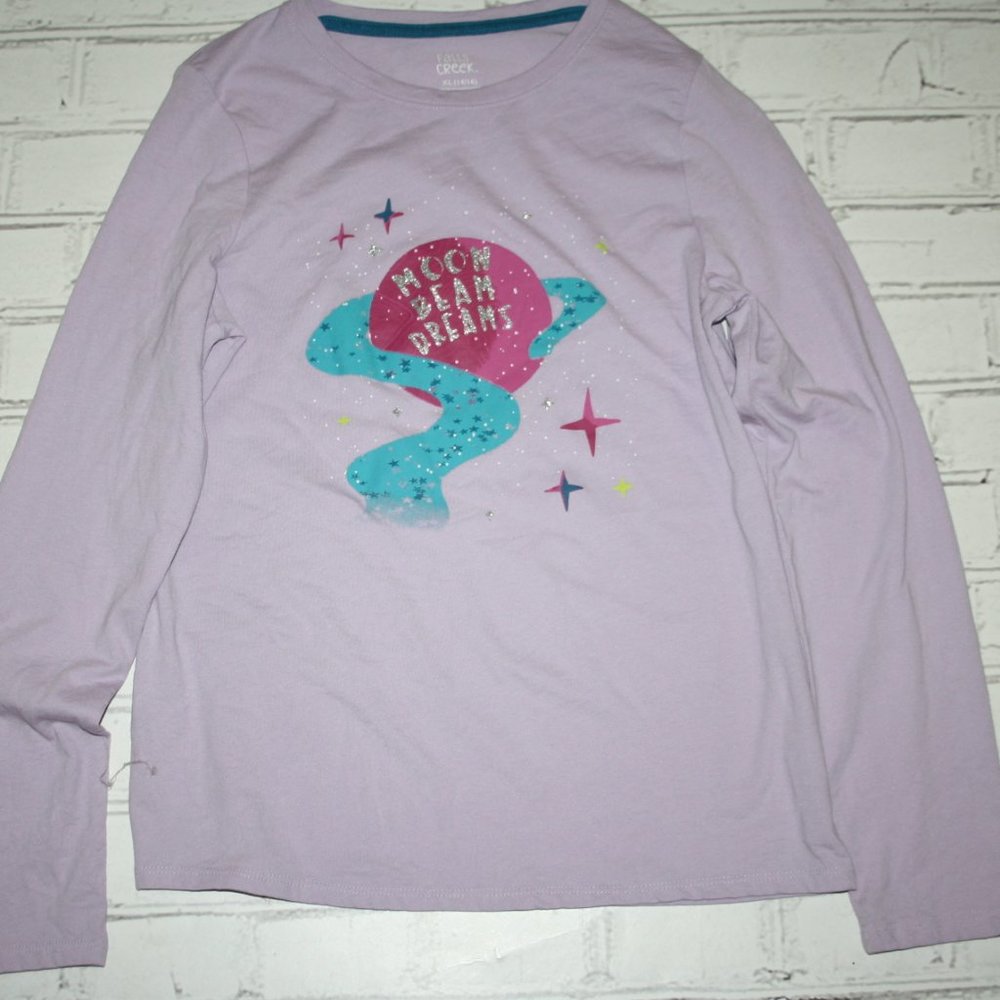 🌙 Moon Beam Dreams Tee – Girls XL